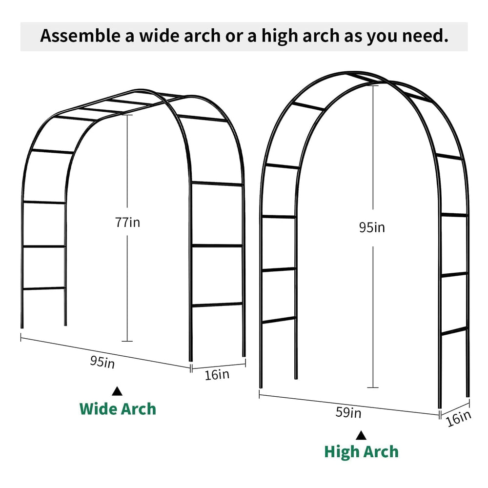 ZANGEROI arch beside a person showing scale and clearance benefit