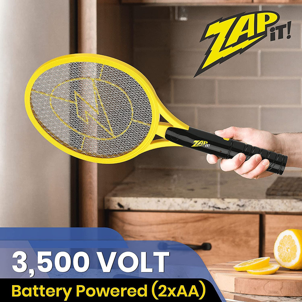 ZAP IT! close-up of triple-layer safety mesh protecting fingers while keeping zapper effective