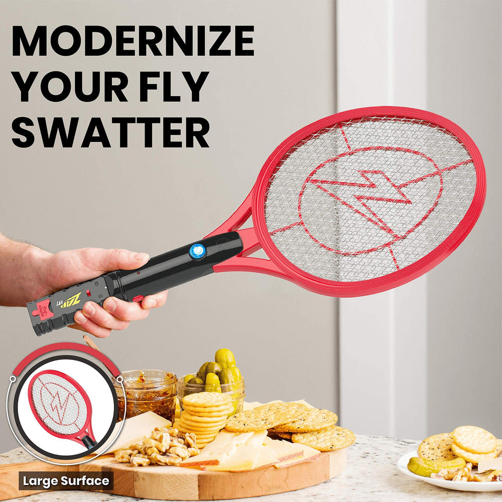 ZAP IT! ergonomic handle and activation button for secure grip and accidental-shock prevention
