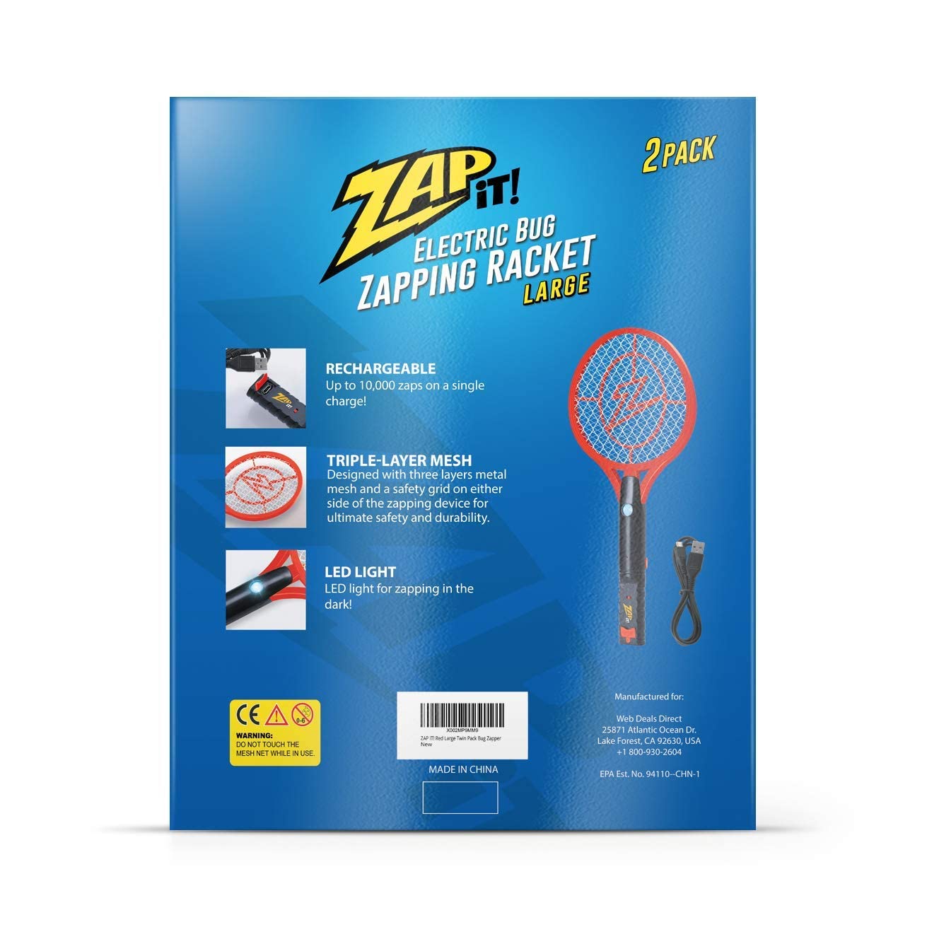 ZAP IT! lifestyle image in backyard at dusk demonstrating reliable outdoor pest defense