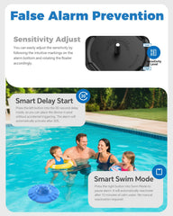 ZapWay indoor receiver on table showing audible alert inside home benefit