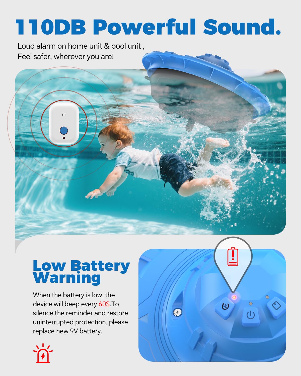 ZapWay UV-resistant housing detail showing weatherproof durability benefit