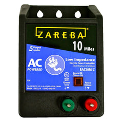 Zareba front panel and indicator light showing easy fence status checks