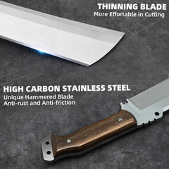 zarfand machete sheath closed showing secure storage and safe transport