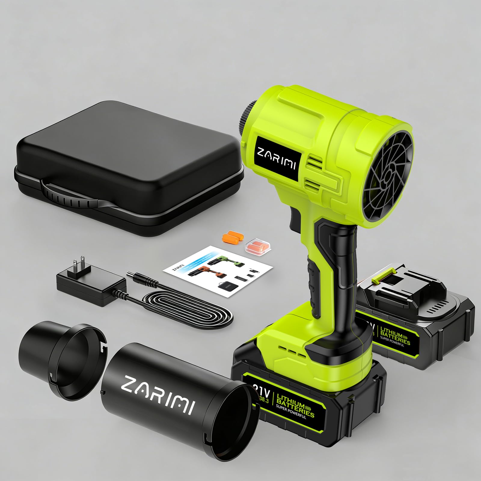 ZARIMI charger with LED indicator indicating safe, fast charging benefit