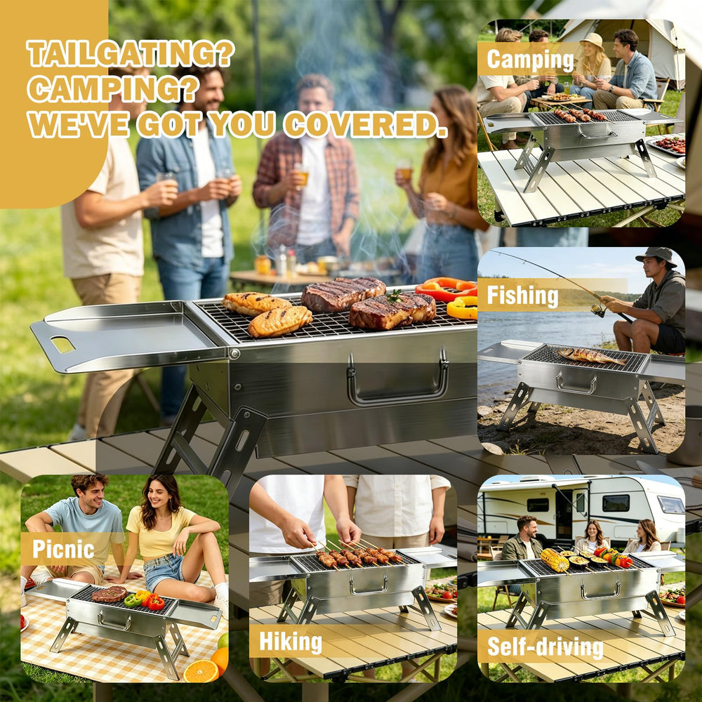 Zarkind carry bag and grill ready to travel for effortless transport