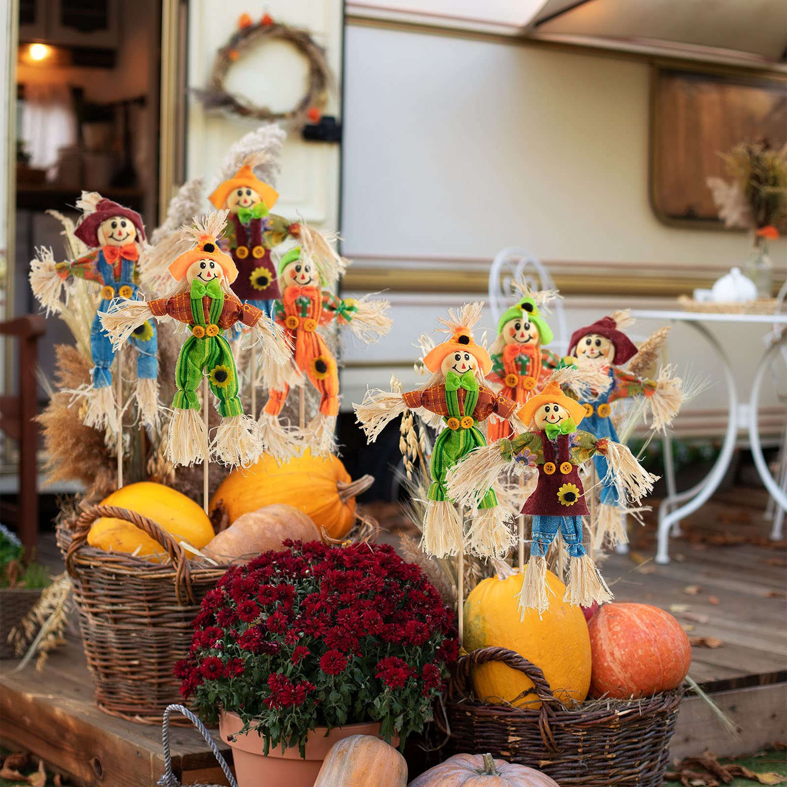 ZAUGONTW hat and sunflower detail adding handcrafted seasonal charm