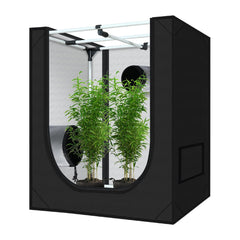 zazzy front view tent showing compact footprint and sturdy frame for efficient grows