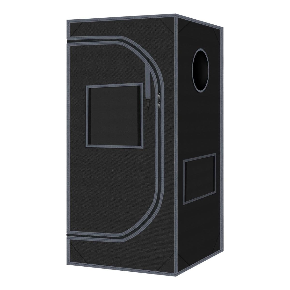zazzy front exterior view showing compact tent and durable canvas benefit space-saving setup