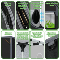zazzy PA corner connector close-up demonstrating reinforced stability and secure pole support