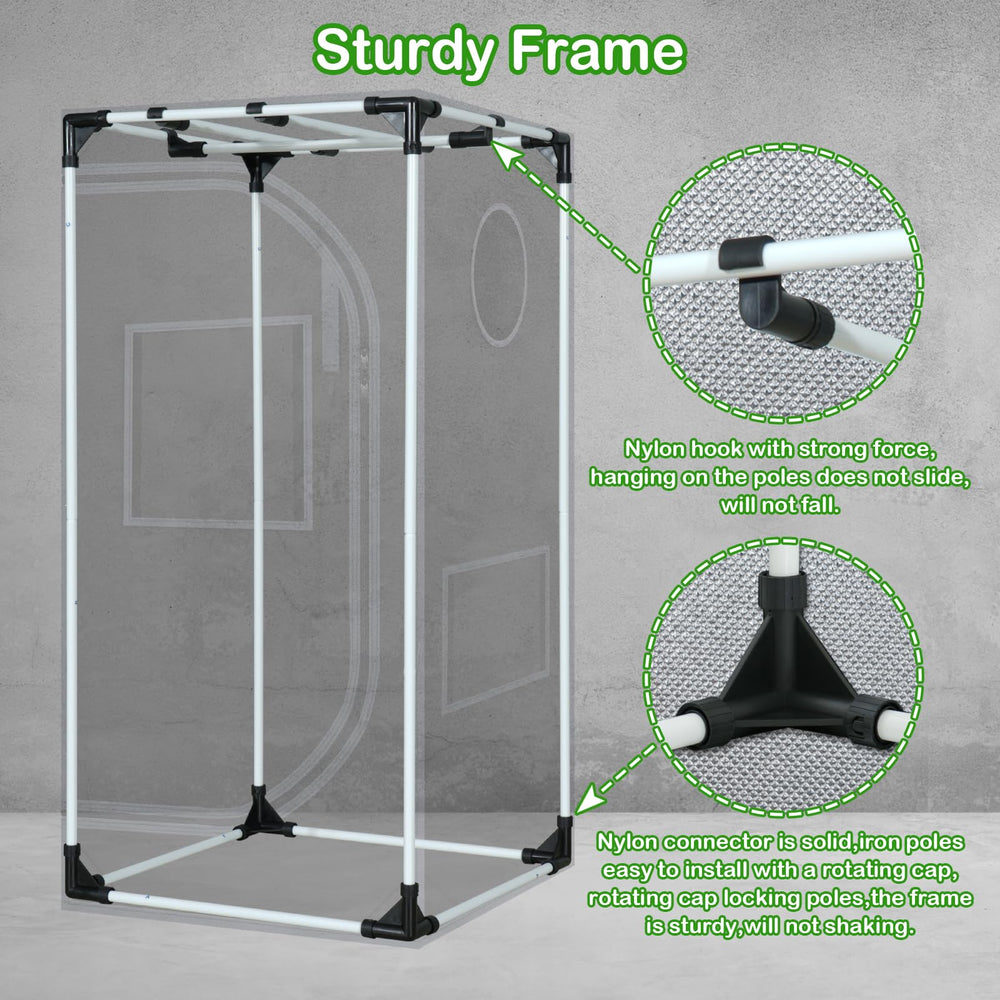 zazzy tent in use with plants and lights showing practical growing setup advantage