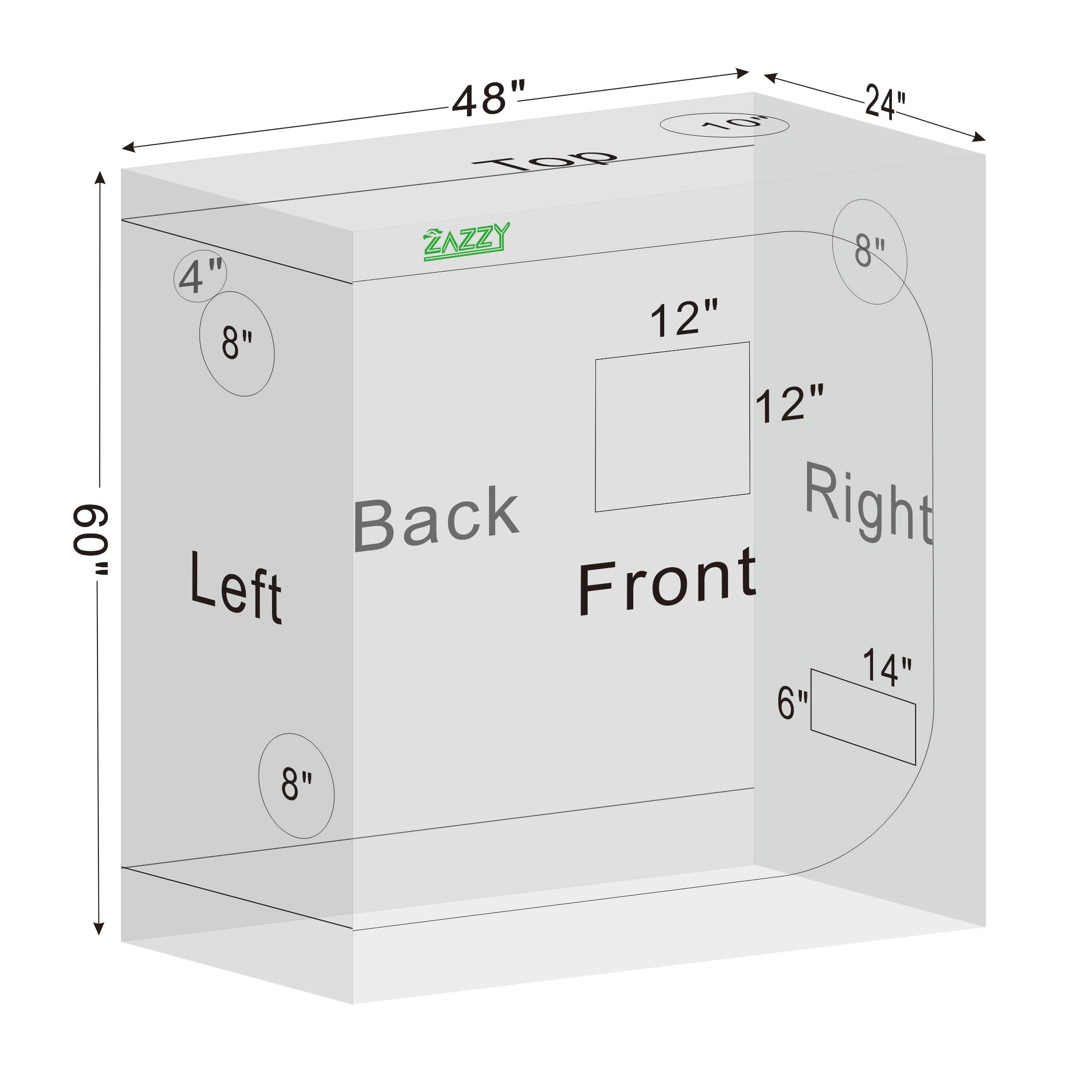 zazzy ventilation and port layout reveals duct options for temperature control benefit