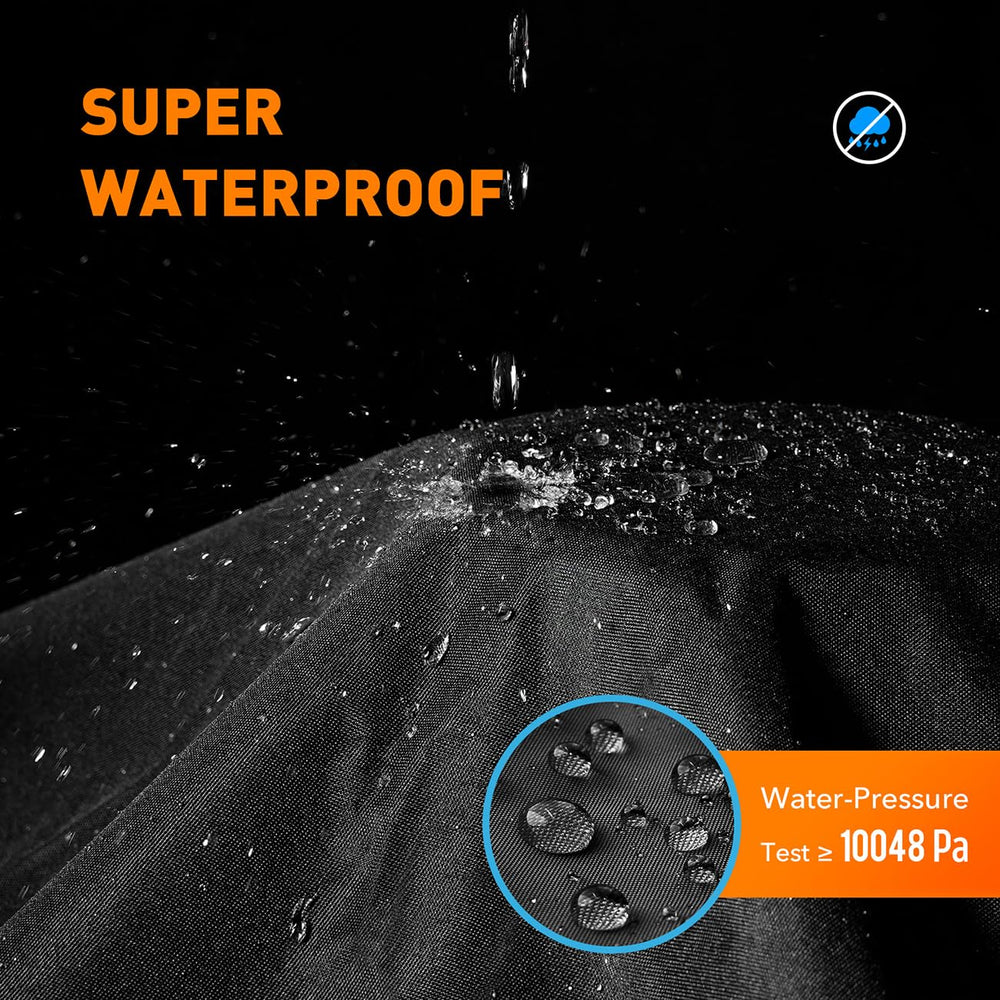 ZBXFCSH close-up of 600D Oxford fabric showing durable weatherproof texture