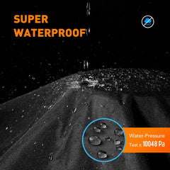 ZBXFCSH close-up of 600D Oxford fabric showing durable weatherproof texture