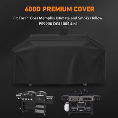 ZBXFCSH adjustable side velcro strap detail secures cover during wind