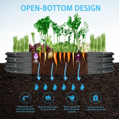 zbzbml planted with vegetables demonstrating improved access and organized beds