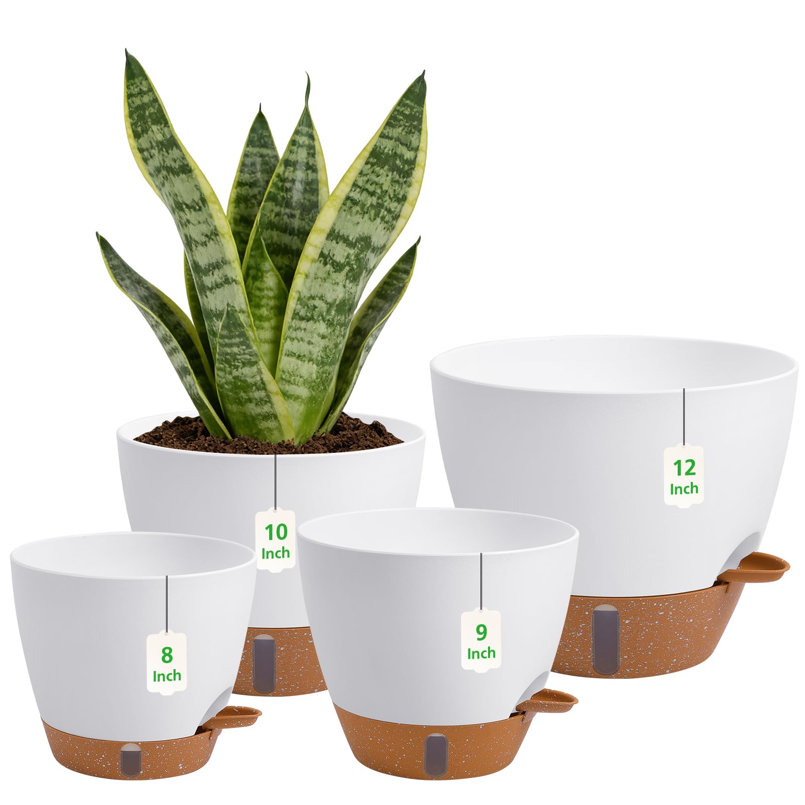 ZDZDFF front view of white pot set showing sizes and clean styling benefits