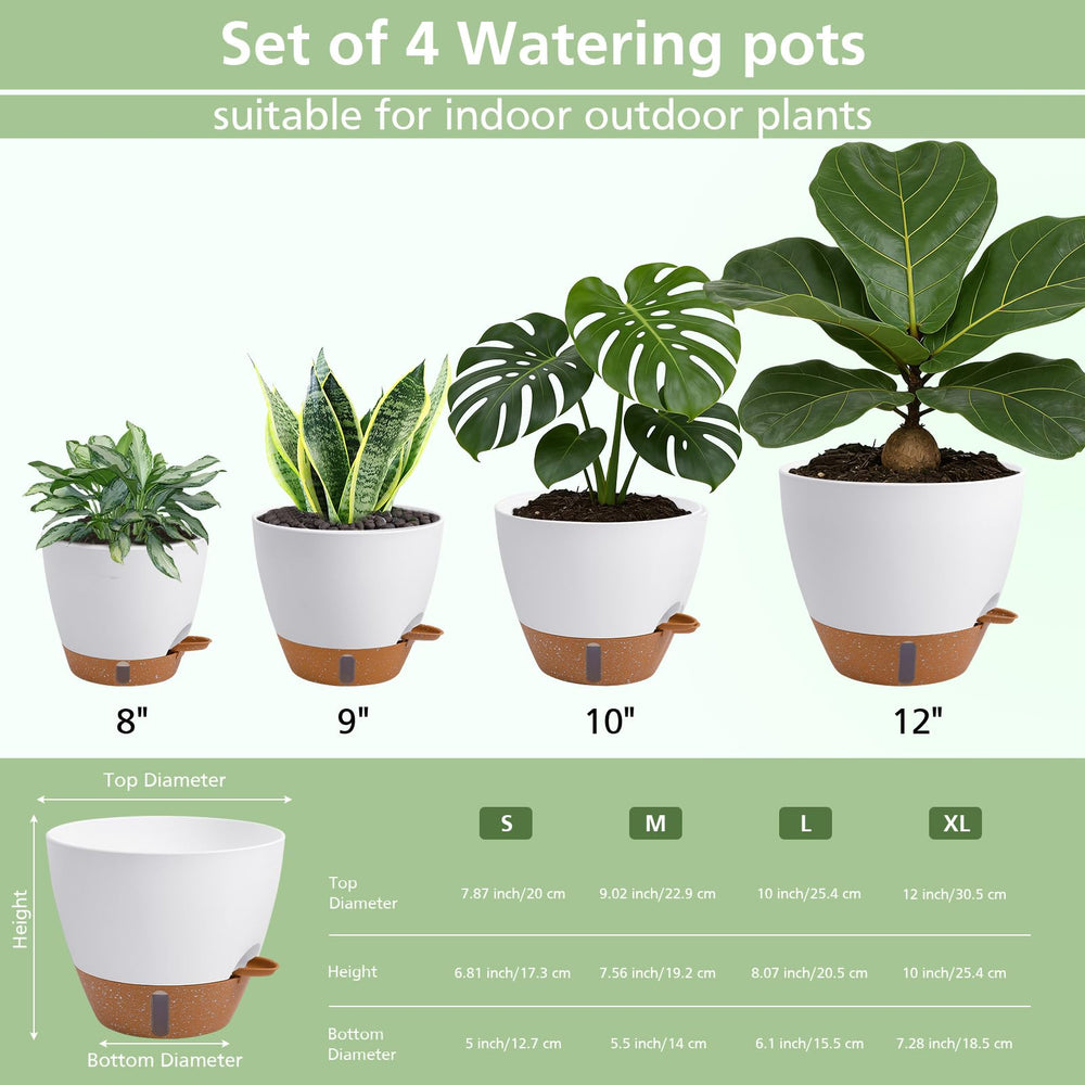 ZDZDFF pots in use on indoor shelf for attractive low-maintenance greenery