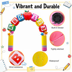 ZeahVeyora abc and 123 blocks closeup for playful photo backdrops