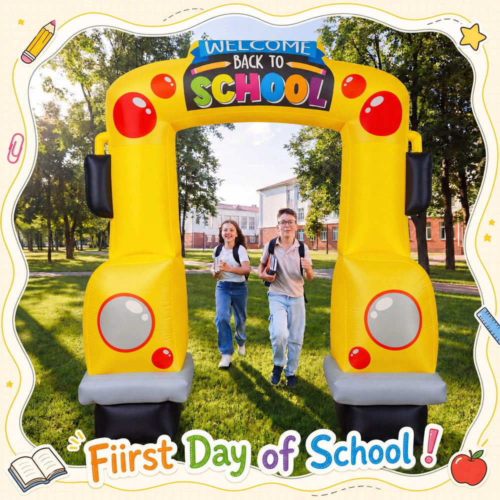 ZeahVeyora school bus arch packed compact size for easy storage benefit