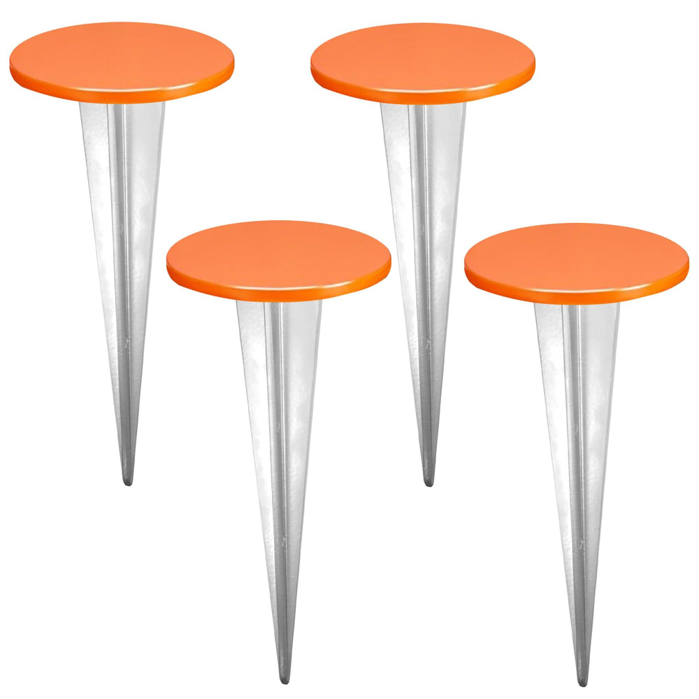 Zealor front pack showing four galvanized stakes and durable finish for reliable marking
