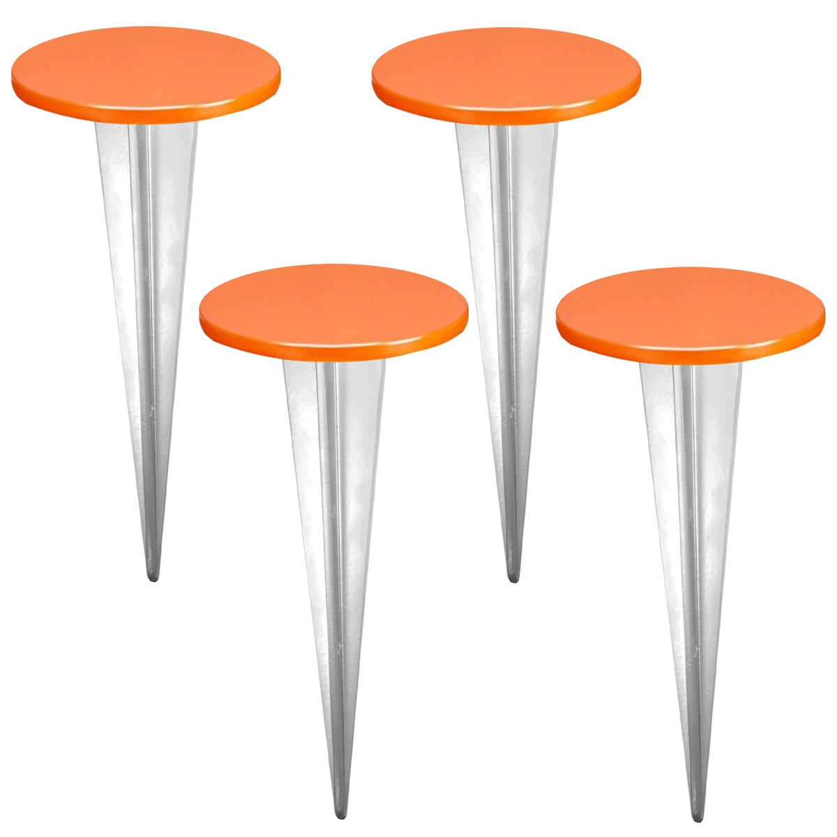 Zealor front pack showing four galvanized stakes and durable finish for reliable marking