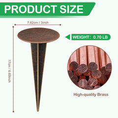 Zealor close-up of brass cap detail showing corrosion-resistant surface