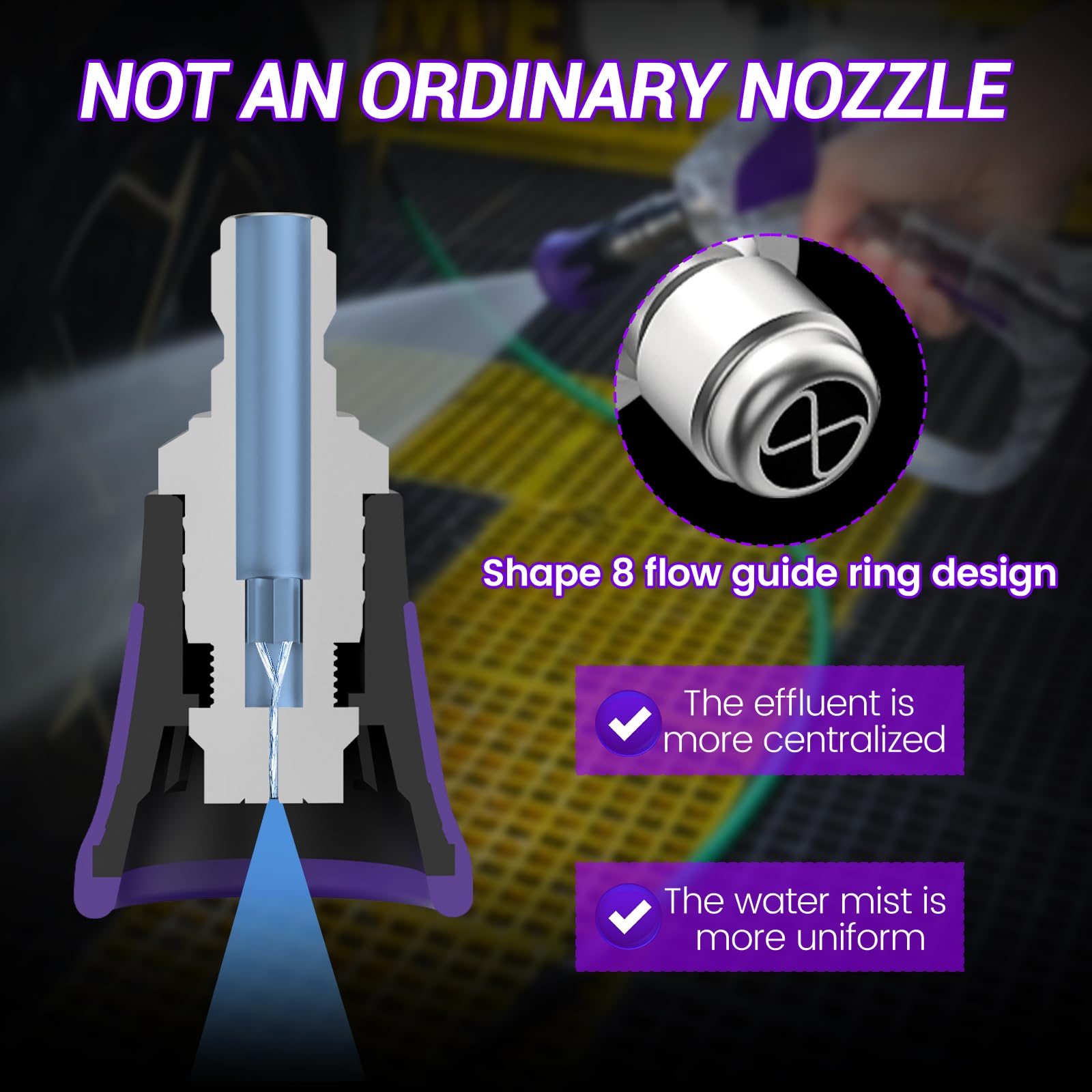 Zebra Clean adapters and Teflon tape for leak-free compatibility with hoses