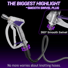 Zebra Clean one-hand self-locking quick-connect coupler for fast secure hookups