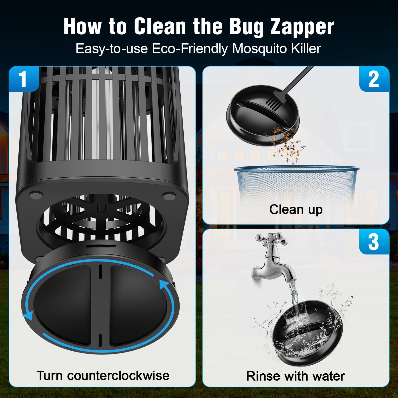 zechuan camping lifestyle setup delivering cordless insect control benefit