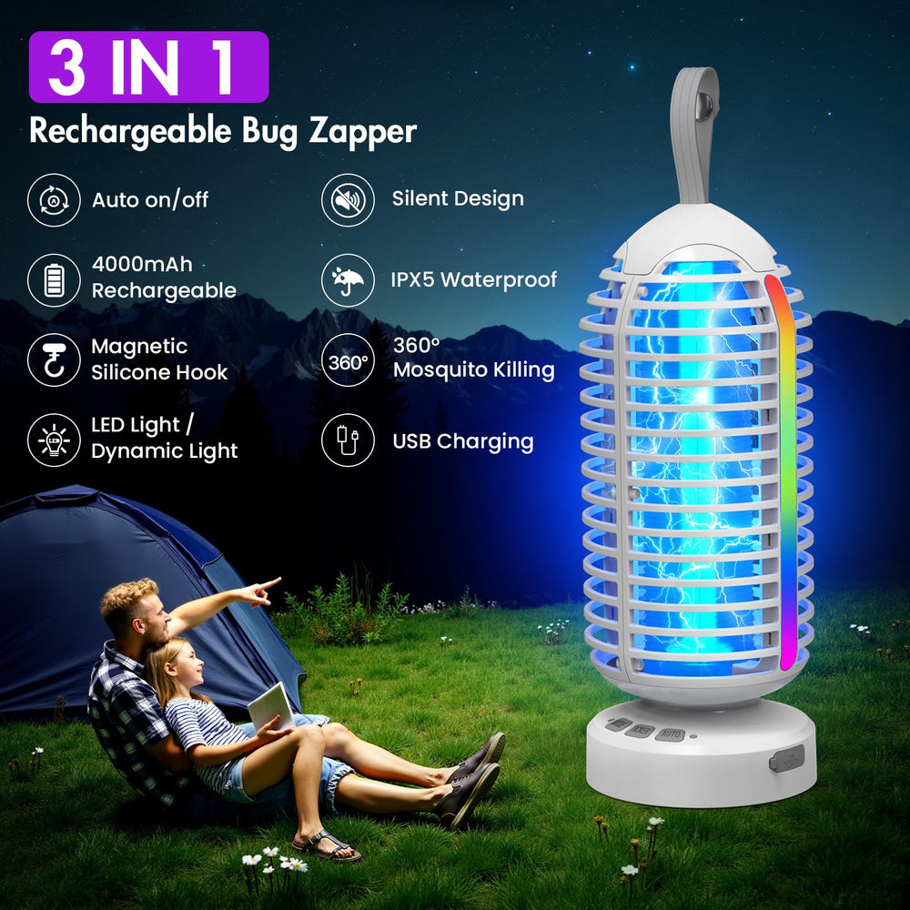zechuan close-up of UV LEDs and electric grid attracting insects effectively