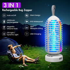 zechuan close-up of UV LEDs and electric grid attracting insects effectively