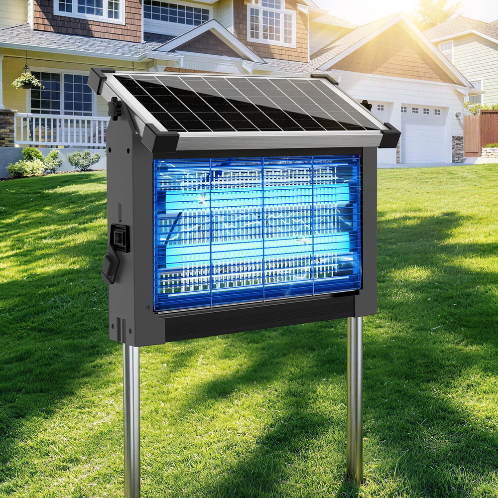 zechuan front profile outdoor zapper showing durable housing and safety mesh benefit