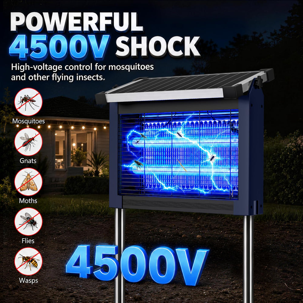 zechuan close-up of 4500V grid highlighting quick insect elimination