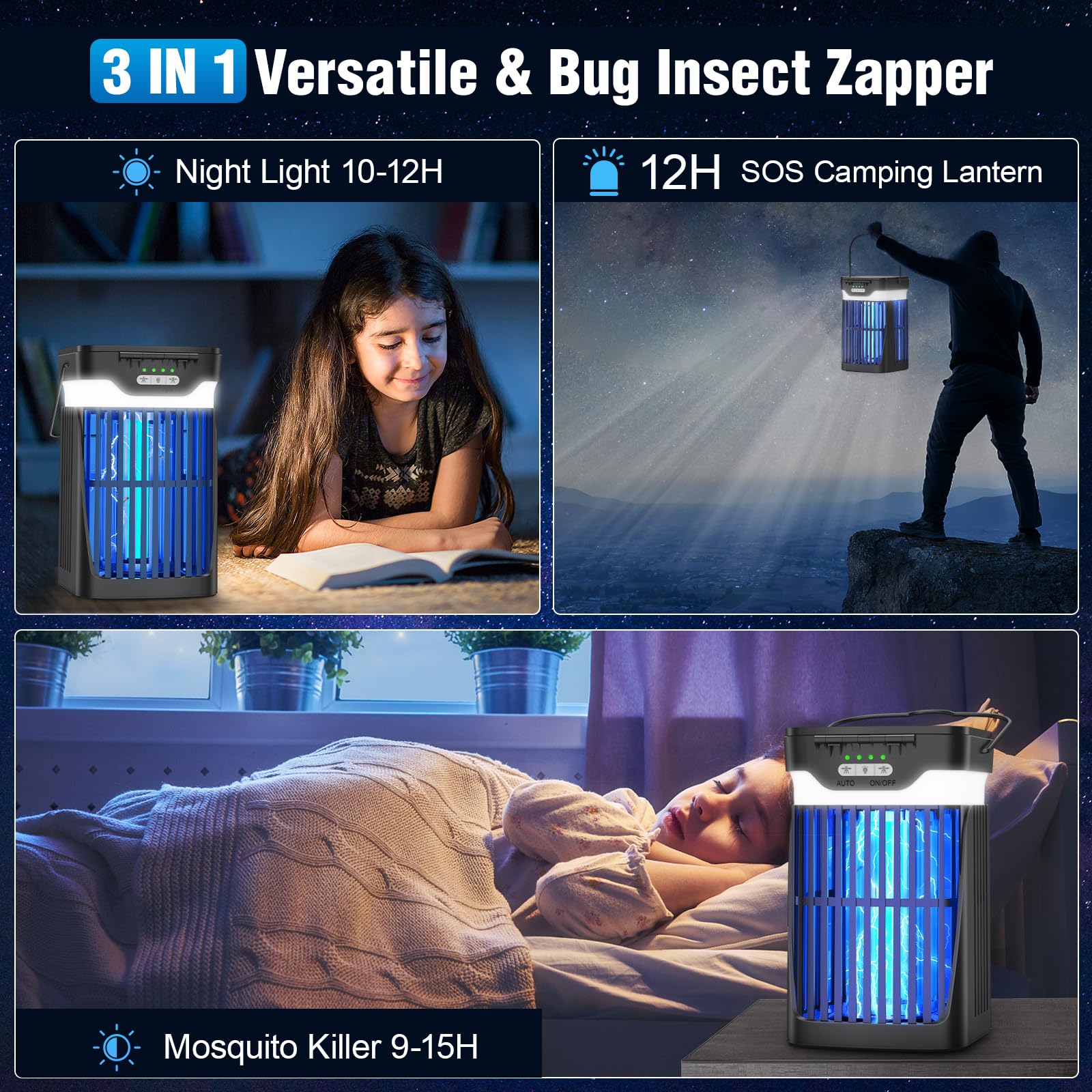 zechuan nightlight mode on porch providing gentle ambient light benefit