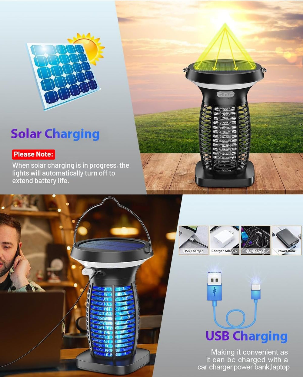 zechuan top solar panel close-up demonstrating efficient sun charging