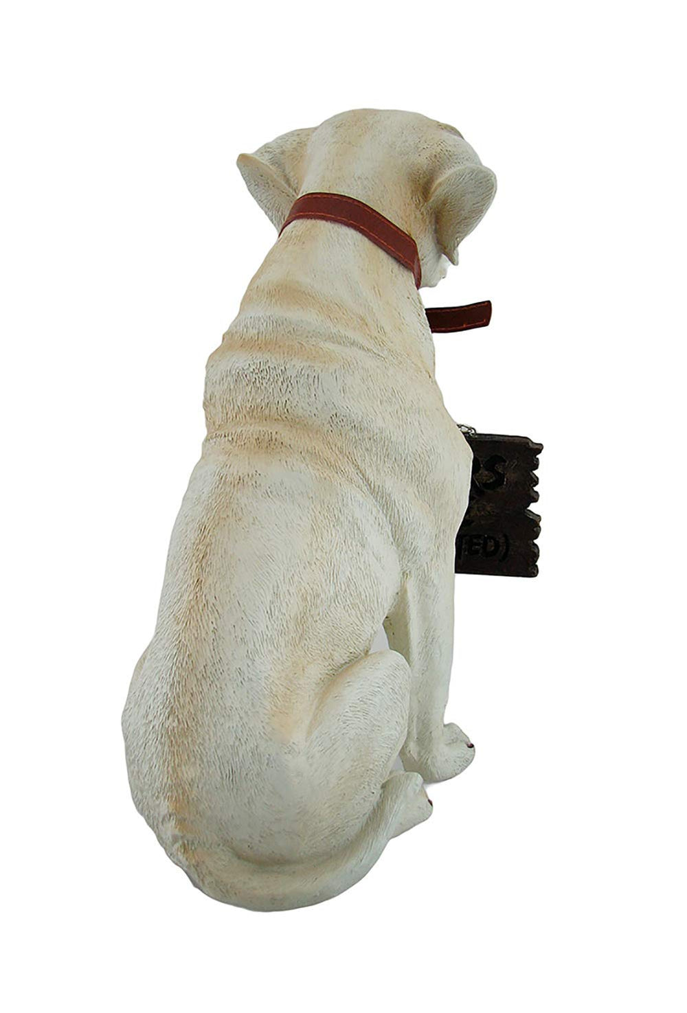Zeckos Labrador statue placed in garden adding curb appeal