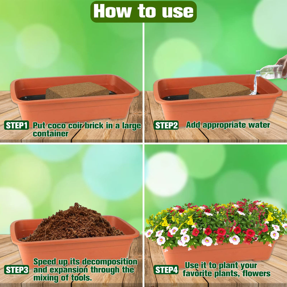 ZeeDix coir used in a plant pot improving drainage and moisture control