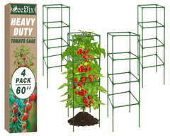 ZeeDix front view of assembled 60-inch cages showing sturdy support and easy setup