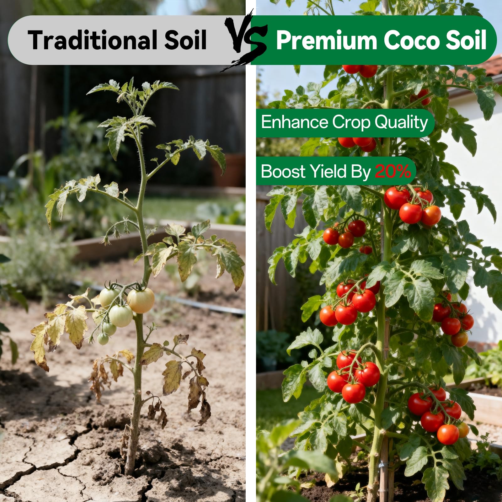 ZeeDix coir being used to pot a houseplant for improved drainage and growth