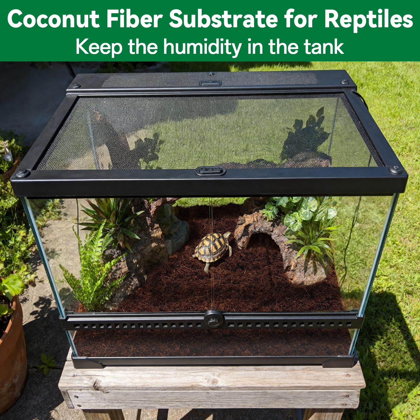 ZeeDix coir amended into a raised bed for improved soil structure and moisture