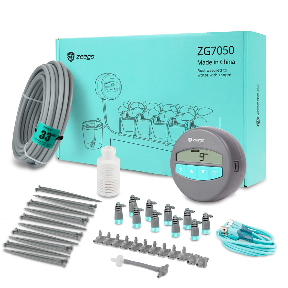 ZEEGO controller front view showing compact design and easy programming benefit