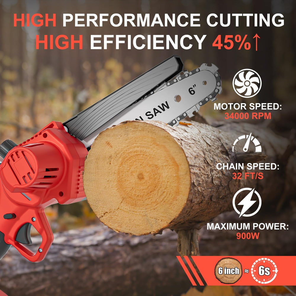 Zeeksaw with 8-inch guide bar attached for cutting larger branches