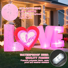 Zeepair LED lights glowing inside the inflatable at night, enhances evening ambiance