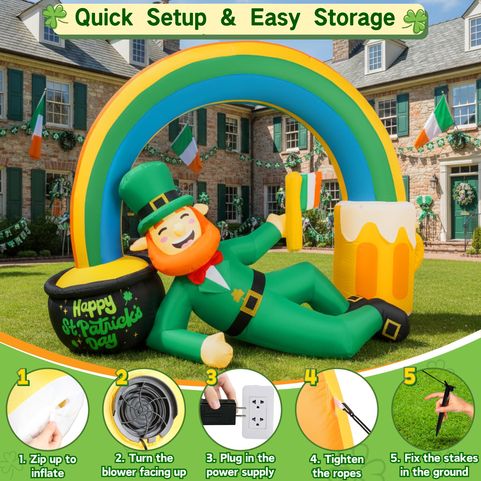 Zeepair stakes and ropes anchored in lawn for stable, secure outdoor setup