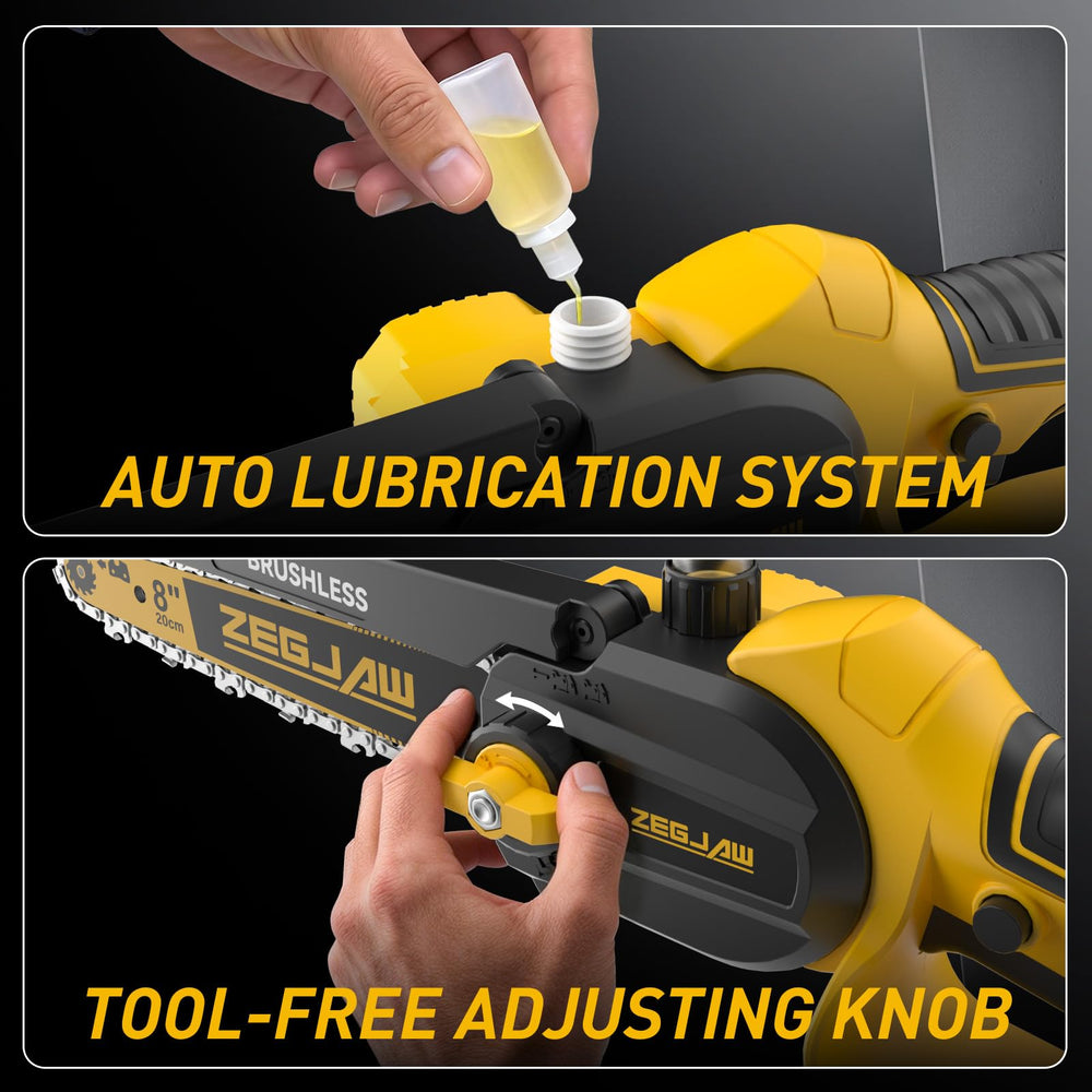 ZEGJAW kit accessories with spare chains and gloves for ready maintenance