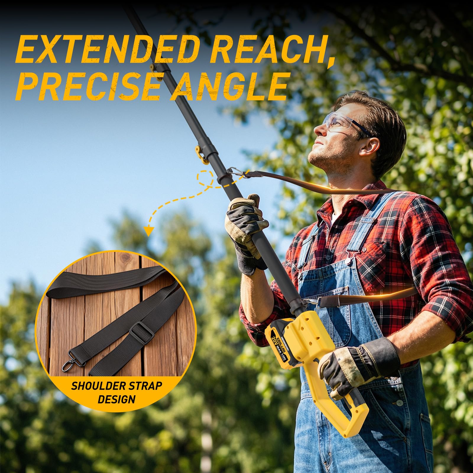 ZEGJAW adjustable head at 180° demonstrating versatile cutting angles