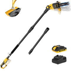 ZEGJAW pole saw front view highlighting compact lightweight design and quick reach