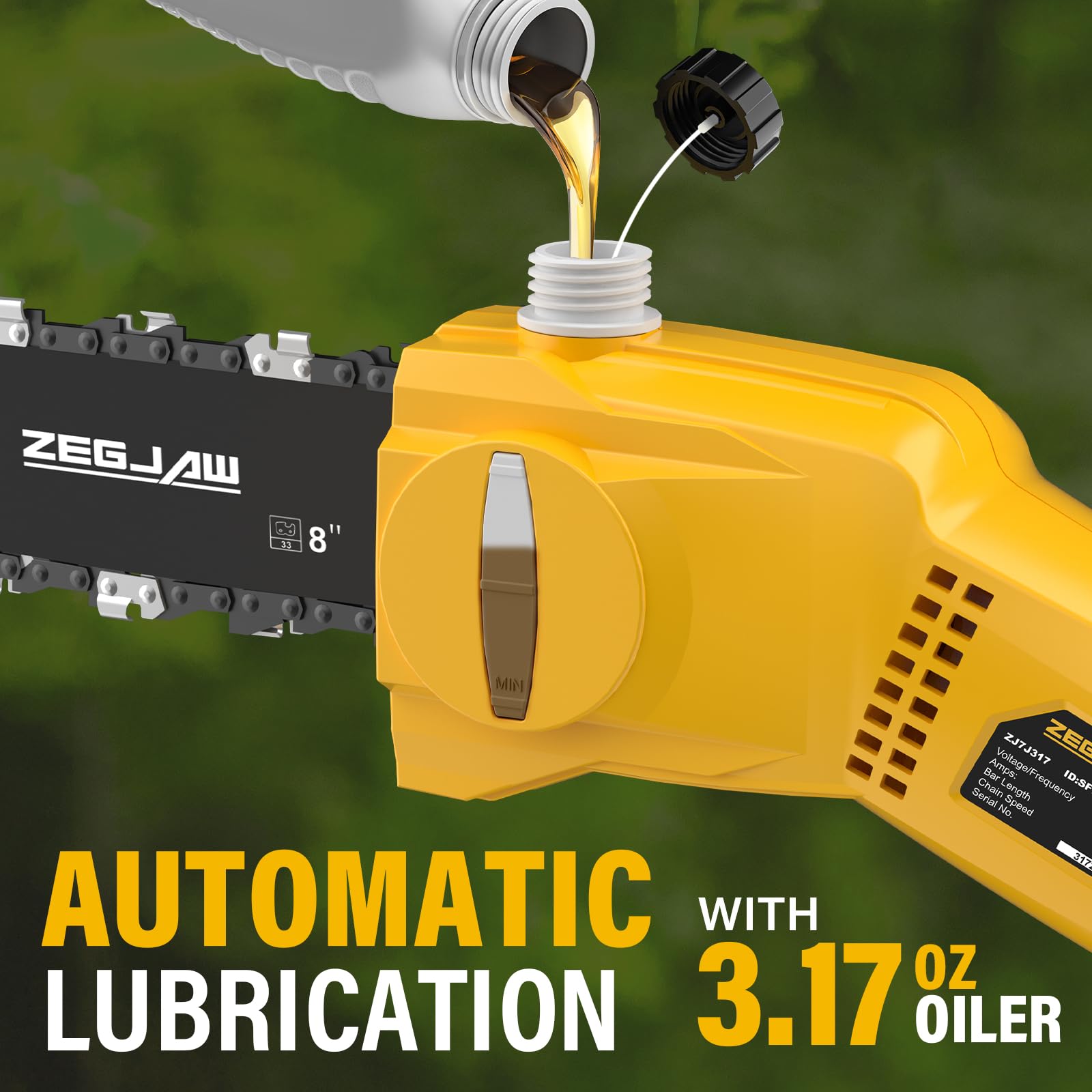 ZEGJAW lightweight handle and grip highlighting comfortable operation