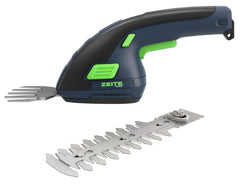 ZEITE front view of cordless trimmer showing compact design and portability